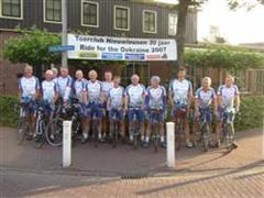 Vertrek fietsclub foto 1