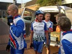 Vertrek fietsclub foto 2