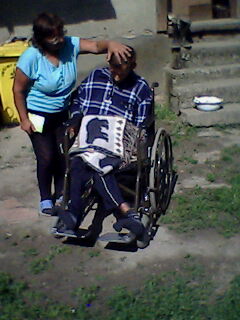 Nagy Zoltán met rolstoel