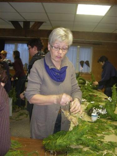 Kerststukjes maken