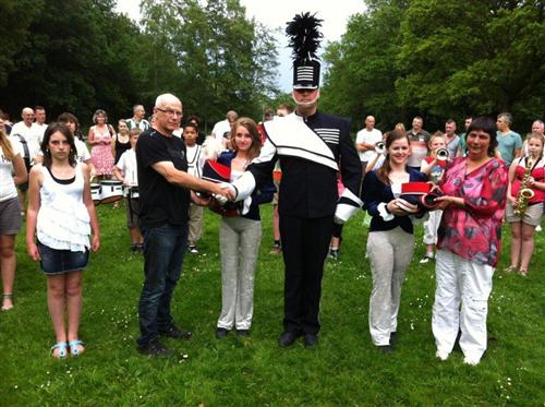 In ontvangstname oude uniformen